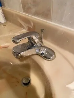 Picture of A newly installed chrome faucet gleams under soft light, highlighting Discover Plumbing & Rooter's focus on quality outcomes. The company ensures each fixture meets the highest standards. Copyright ©2025 Diamond Certified Resource

 - Discover Plumbing & Rooter