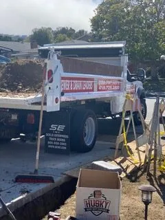 Picture of A Discover Plumbing & Rooter truck is parked at a work site, signifying the start of another project where quality outcomes are the focus. This dedication to excellence is why the company consistently achieves a Highest in Quality rating. Copyright ©2025 Diamond Certified Resource

 - Discover Plumbing & Rooter