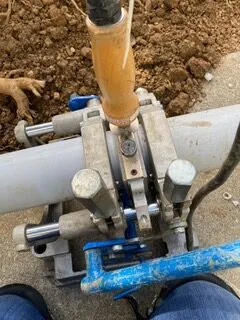 Picture of A technician from Discover Plumbing & Rooter utilizes specialized equipment for seamless pipe fusion, ensuring optimal flow and durability. The company's focus on quality outcomes shines through in every detail. Copyright ©2025 Diamond Certified Resource

 - Discover Plumbing & Rooter