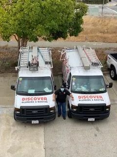 Picture of Two Discover Plumbing & Rooter vans stand ready for service, symbolizing the company's commitment to quality outcomes. With high customer satisfaction ratings, they ensure your plumbing needs are in expert hands. Copyright ©2025 Diamond Certified Resource

 - Discover Plumbing & Rooter