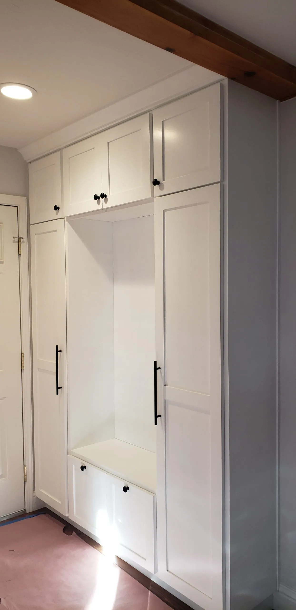 Picture of A Ramos Construction, Inc. showcases a pristine built-in storage solution, blending function and elegance in a compact space. Recognized for expertise and quality, this installation is an example of their commitment to creating quality outcomes. Copyright ©2025 Diamond Certified Resource

 - A Ramos Construction, Inc.