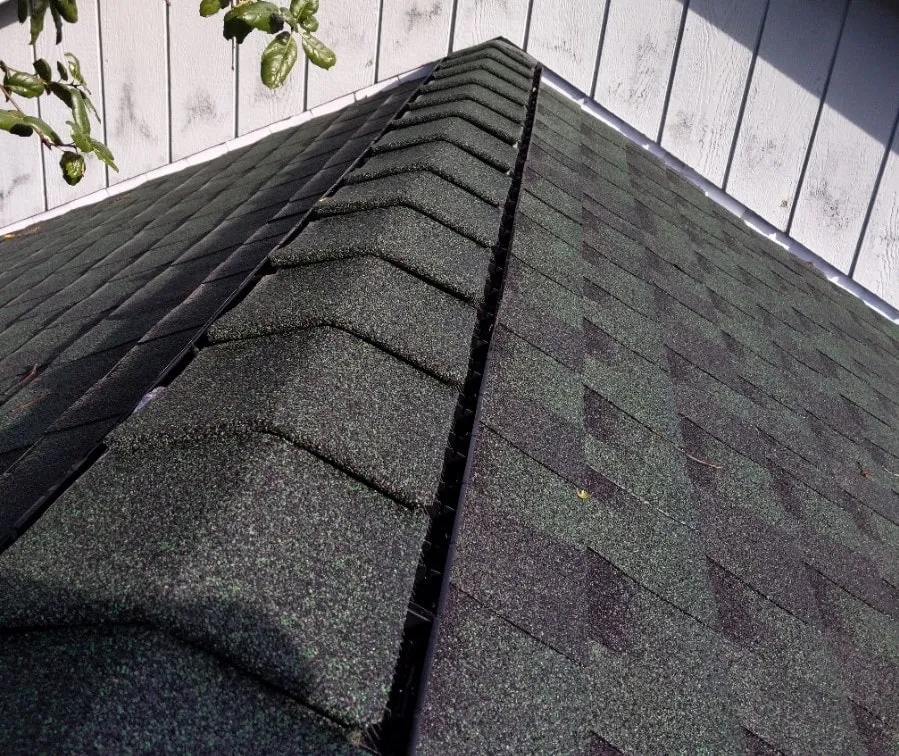 Picture of Amidst the quiet angles of a freshly shingled roof, Crandall Roofing Inc. showcases its commitment to quality outcomes. This pristine installation reflects the company's focus on excellence and high customer satisfaction. Copyright ©2025 Diamond Certified Resource

 - Crandall Roofing Inc.