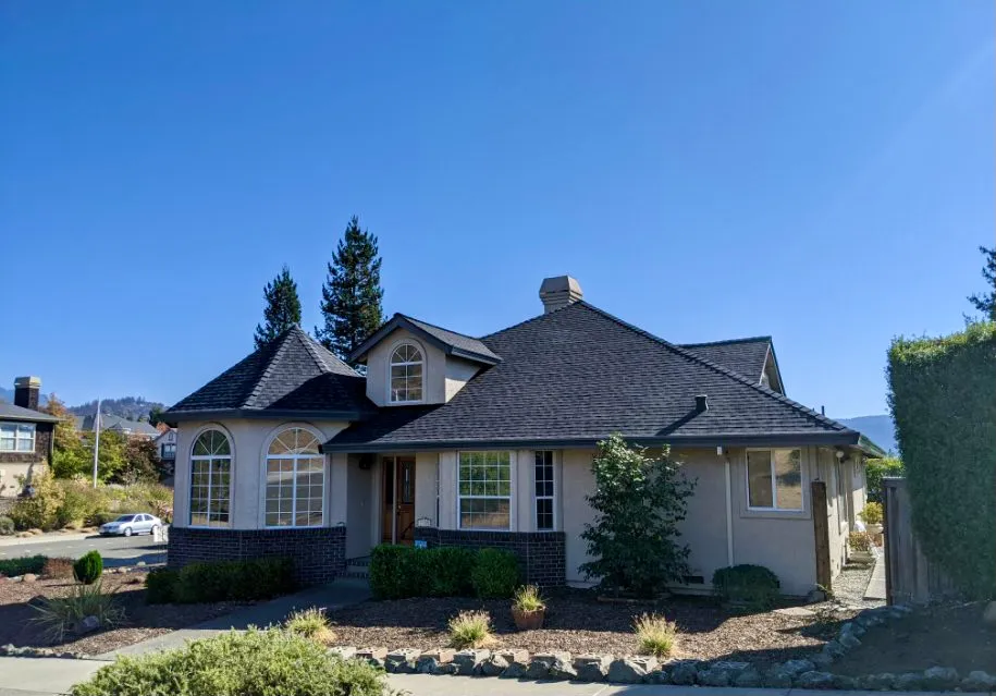 Picture of Bathed in sunlight, a newly roofed home stands as a testament to Crandall Roofing Inc.'s commitment to quality outcomes. With expertise reflected in every shingle, the company consistently achieves the highest ratings. Copyright ©2025 Diamond Certified Resource

 - Crandall Roofing Inc.