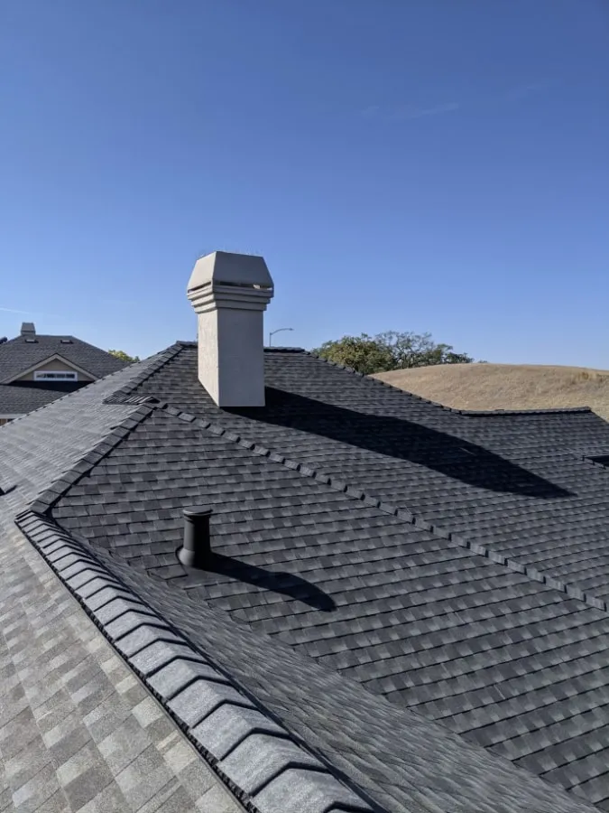Picture of A well-crafted roof showcases the seamless installation work of Crandall Roofing Inc., emphasizing their commitment to quality outcomes. This attention to detail ensures durability and aesthetic appeal. Copyright ©2025 Diamond Certified Resource

 - Crandall Roofing Inc.