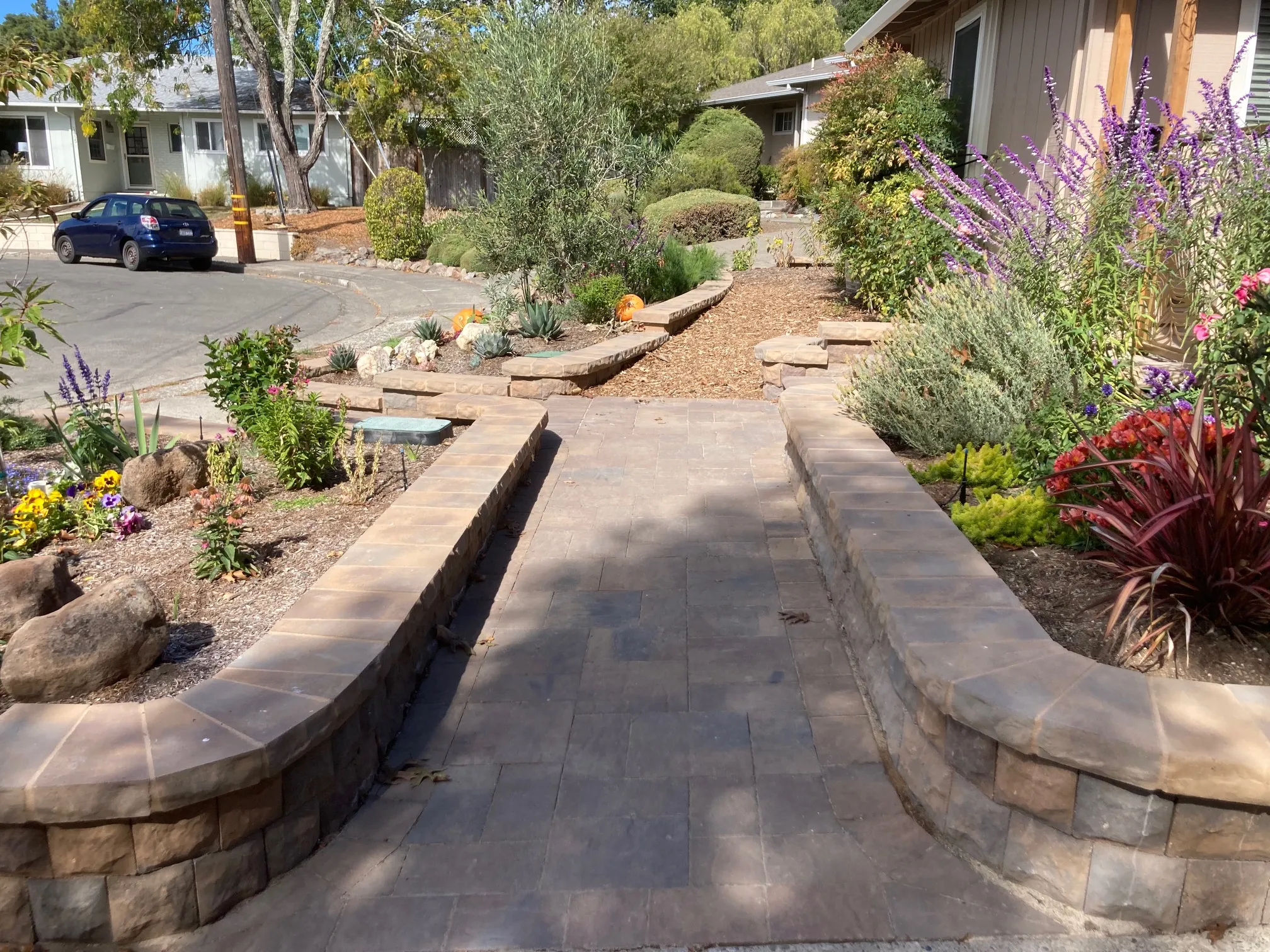 Picture of A meticulously crafted stone pathway by The Legacy Paver Group guides visitors through a lush garden oasis, showcasing the companyâ€™s dedication to quality outcomes. Copyright ©2025 Diamond Certified Resource

 - The Legacy Paver Group