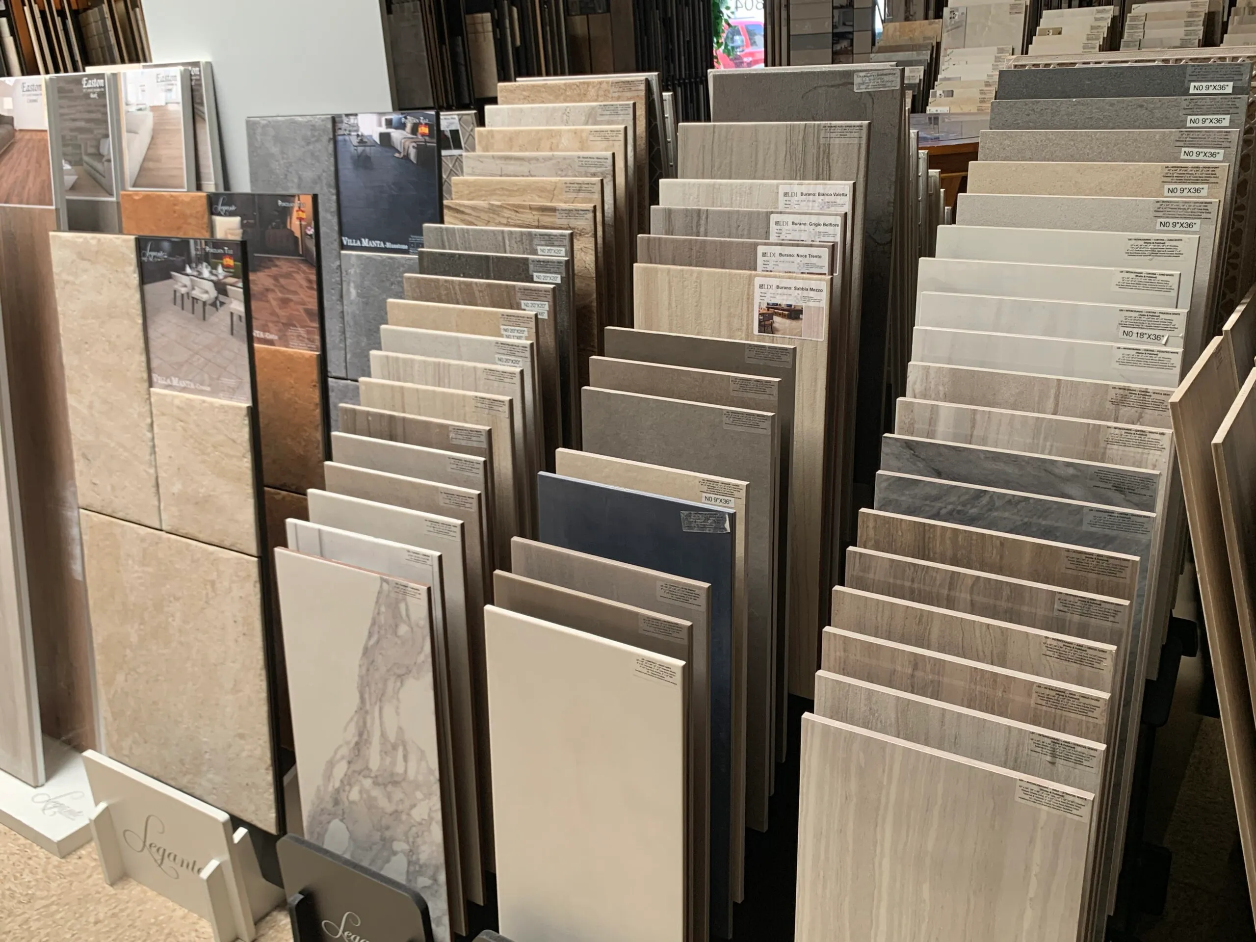 Picture of Rows of meticulously arranged floor tiles reveal Abbey Carpets by Fashion Floors' commitment to quality outcomes. Each tile echoes the company's high customer satisfaction ratings, inviting visitors to explore endless design possibilities. Copyright ©2025 Diamond Certified Resource

 - Abbey Carpets by Fashion Floors