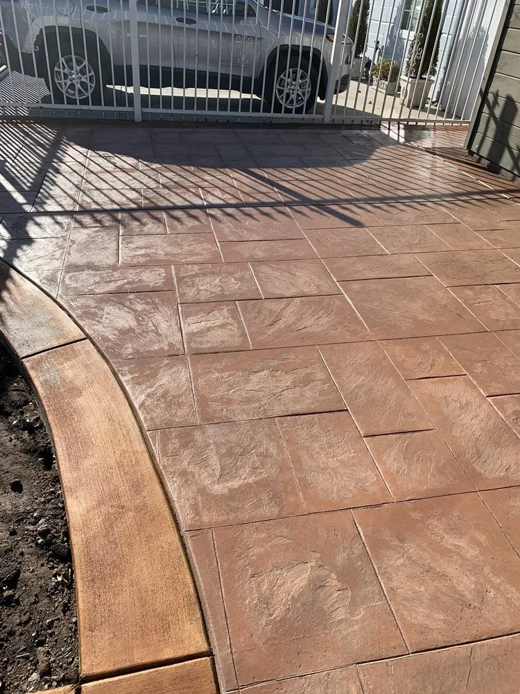 Picture of A carefully crafted hardscape by ARP Hardscape showcases their focus on quality outcomes, with precise detail in the textured paving design. Their commitment to excellence is evident in every project. Copyright ©2025 Diamond Certified Resource

 - ARP Hardscape
